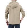 Spring Trend Jacket Hooded Trench Coat Outdoor Loose Breathable Casual Tooling Top Jacket
