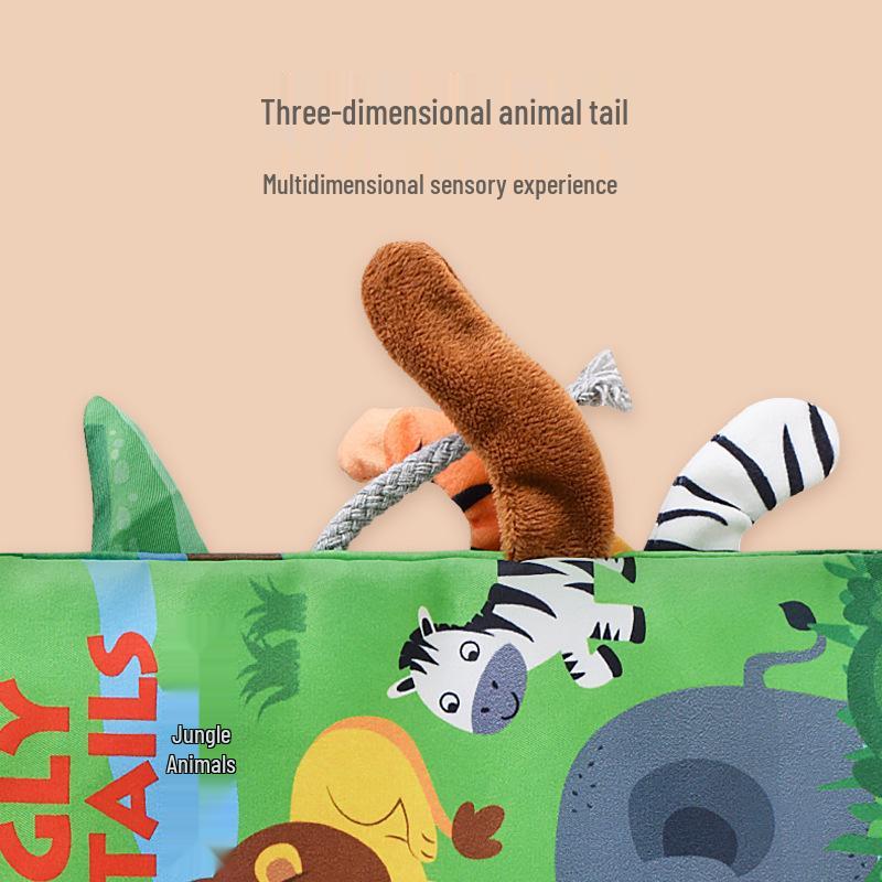 Cross-border Tear-Resistant Children's Cloth Book: Crinkle Paper Educational Toy for Early Childhood Development