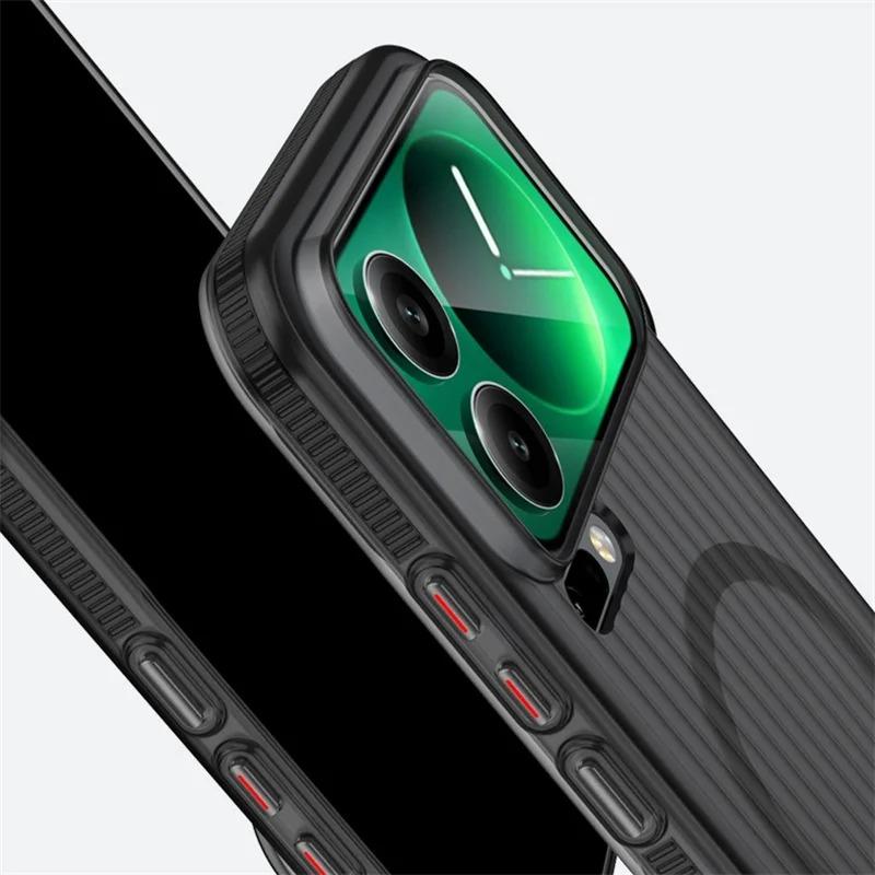 Pour Xiaomi Mi 17 Pro Max Coque Rigide PC Transparente Magnétique MagSafe Antidérapante Housse de Protection Arrière Pour Xiaomi Mi 17 17Pro Ultra