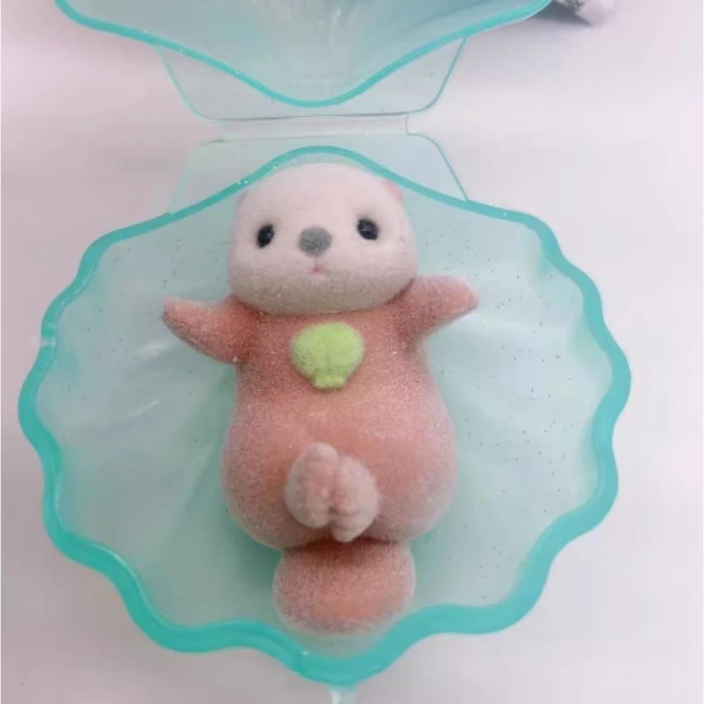 

Yell world капсульные игрушки Давайте свяжемся, чтобы не разлучиться каваи Пушистые флокированные морские выдры гася фигурки-украшения One Size