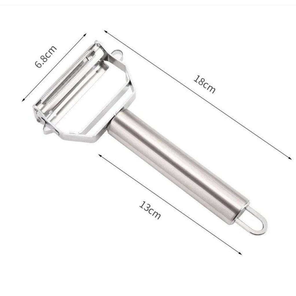 Škrabka na zeleninu Kuchyňská škrabka na brambory Nerezová škrabka na meloun Dvouhlavá škrabka na ovoce a zeleninu 4v1