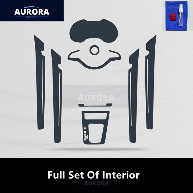 For SKODA OCTAVIA 17-19 Car Interior Center Console Transparent TPU Protective Film Anti-scratch Repair Film Accessories Refit