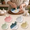 Fish Hand Garlic Ginger Masher Ceramic Seasoning Dipping Dish Garlic Ginger Grater  Household