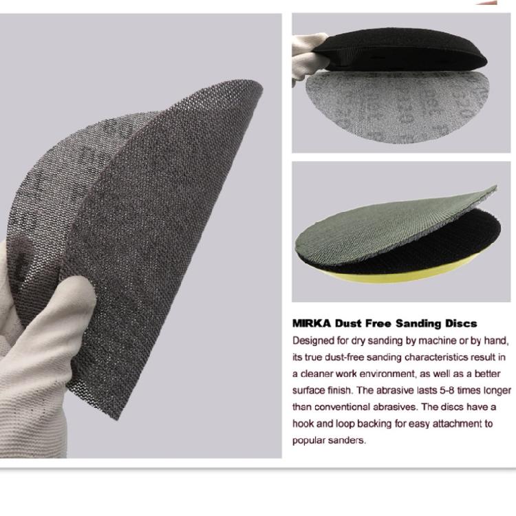 10 Pieces 9 Inch Mesh Sanding Screen Floor Sanding Discs Dust Anti-block