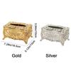 Rectangle European Style Tissue Boxes Large Capacity Napkin Extraction Box Paper Boxes  for Home