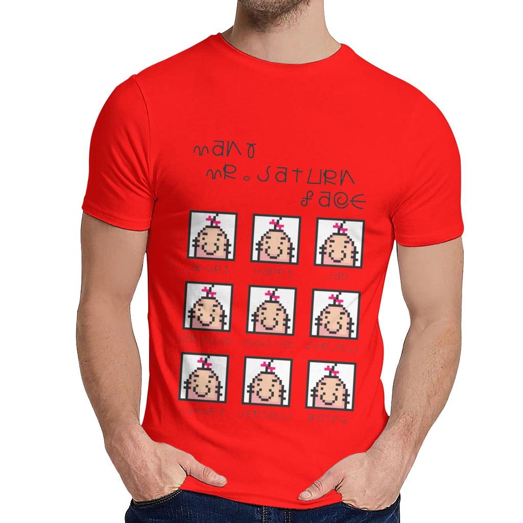 O Neck Many Face Earthbound Mother Rpg T Shirt Crazy For Male Natural Cotton La