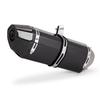 51MM Motorcycle Exhaust Carbon Muffler Universal Modified Scooter Tail Pipe for Gsxr150 Cbr150r Z400 R15 Z250 Mt15 250sr 370mm