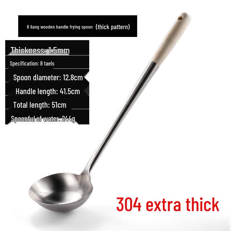 

Weijiexing 304 Stainless Steel Long Handle Chef s Spoons (Set of 5)