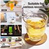 50/1PCS Non-Slip Cork Coaster Natural Wooden Cup Mat Heat Insulation Pads Tea Coffee Mug Drinks Holder Table Decor Accessories
