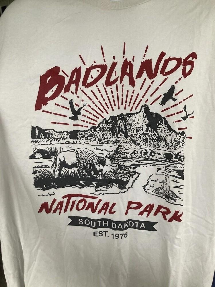 Vintage Badlands Band National Park South Dakota Shirt Unisex S-5XL Unisex T-Shirt L
