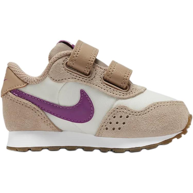 Nike MD Valiant Slip Resistant Abrasion Resistant Low top Toddler Shoes Yellow White Purple Infant And Toddler CN8560-202