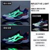 Luminous Fluorescence Friction Will Ring Basketball Shoes Junior High School Students Actual Combat Indoor and Outdoor Competition Training Sports S