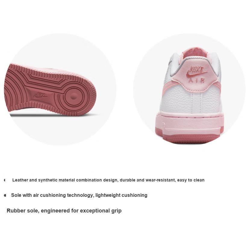 Nike Air Force 1 GS Hvit Rosa Foam Kids joggesko CT3839-107