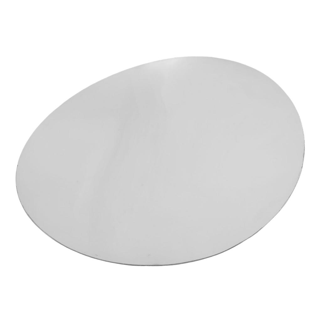 Metal Serving Tray 304 Stainless Steel Modern Luxury Dessert Platter Fruit Tray for Home Coffee Table Decor Silver S 8.7in