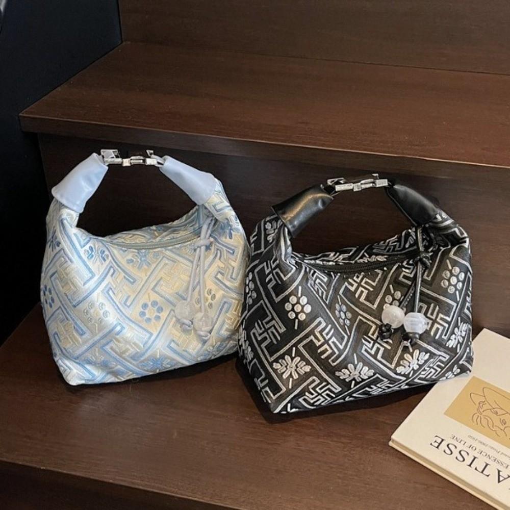New Chinese Style Fine Embroidery Ladies Handbags Fashion Shoulder Bag Crossbody Daily Party Tote Bag for Women