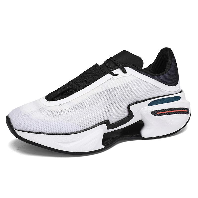 

Couple new fashion low-top lace-up platform shoes men s contrasting color lightweight running shoes student basketball shoes large size 36