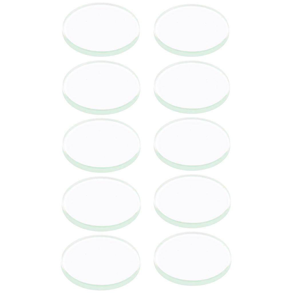 Round Flat Watch Lens Professional Round Flat Glass Replacement Parts for Watchmaker Repair