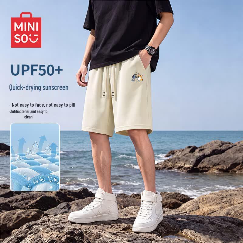 MINISO Men s Quick-Dry Athletic Shorts L