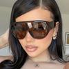 Hip Hop Schilde Sonnenbrille Damen Übergröße Einteilig Große Sonnenbrillen Luxus Designer Herren Fahrbrille UV400