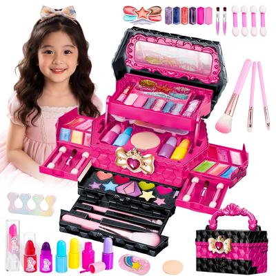 Makeup Set for Girls, Princess Toy, Pretend Play Set, for Elementary School Girls Ages 6, 7, 8, 9, 10, 11, 12, Gift for Children's Day, Birthday, Chri