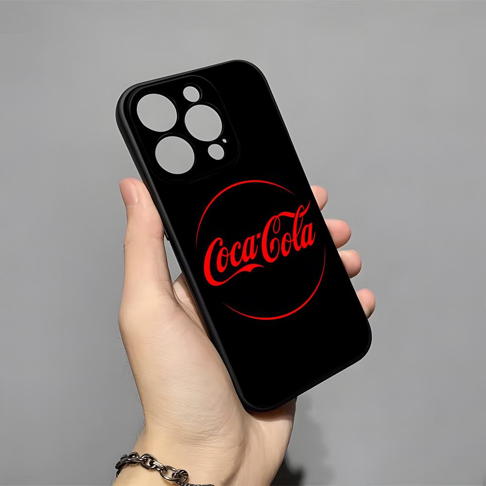 Custodia per Telefono C-Coca C-Cola Per IPhone 17 Pro Max 16 15 14 Pro Max 13 11 X Xs Xr 8 7Plus Copertura in Silicone