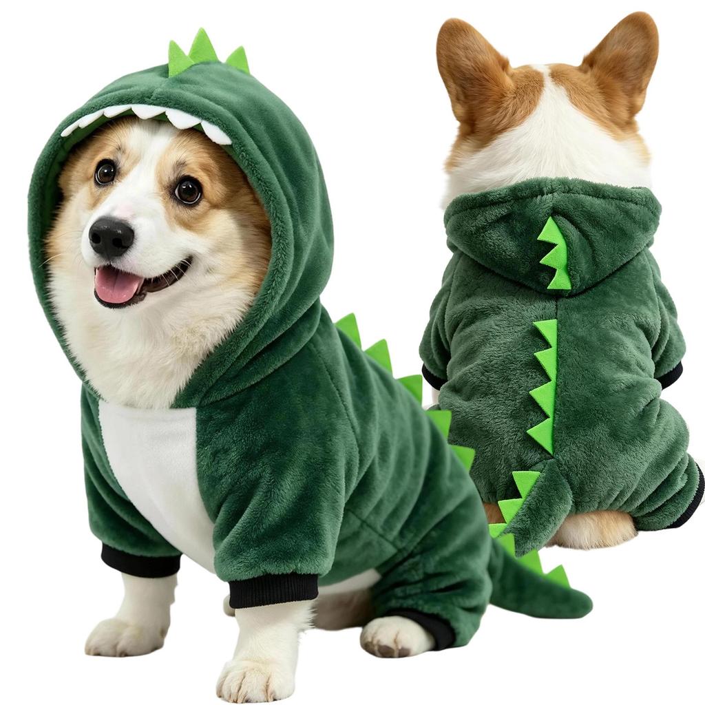Warm Coral Fleece Dog & Cat Costume for Autumn/Winter - Suitable for Teddy, Corgi, and More