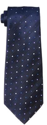 [Hiroko Koshino Homme] Necktie, Dot Pattern, 003254-20000-3010 02 Navy Base, Purple Dots, FREE