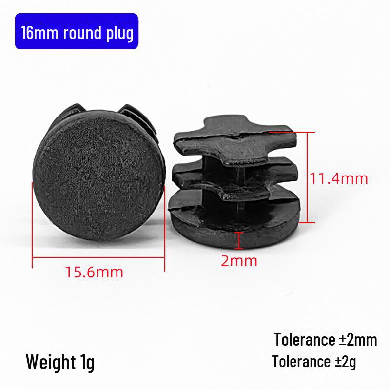 

Пластикова заглушка Diyami з круглою трубкою для ніг 16mm