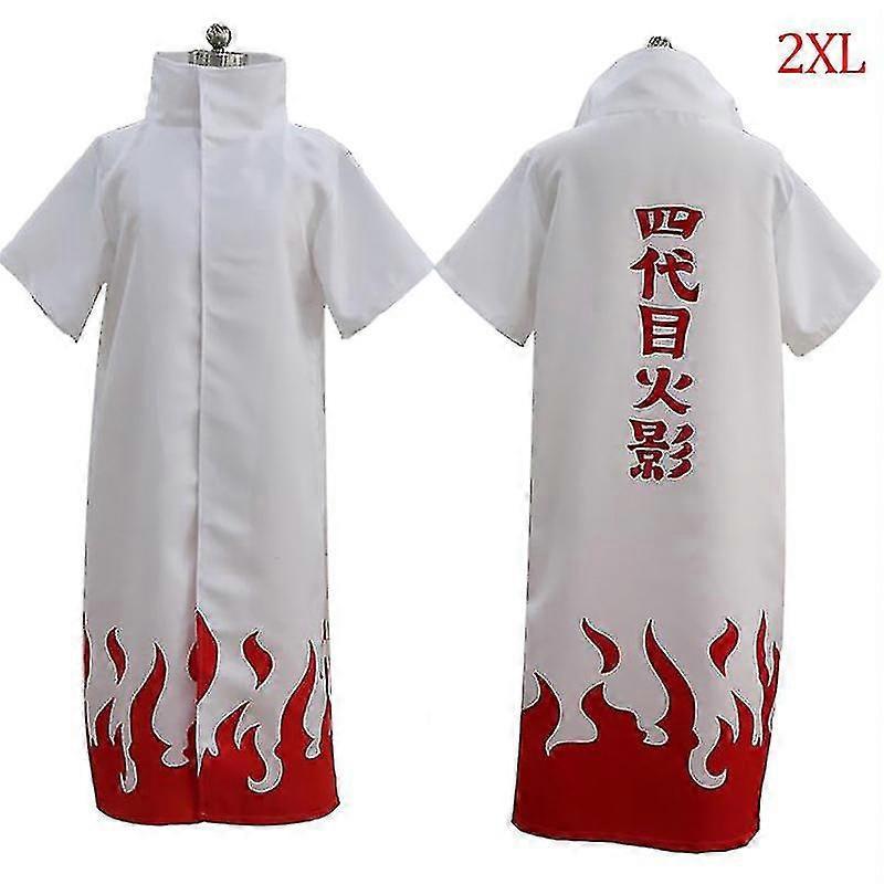 Naruto Shippuden Cosplay Cloak 4th And 6th Hokage Cloak Robeparty Dress Up Cape