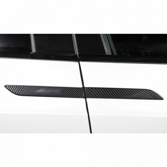For Tesla Model X 2016- Carbon Fiber Door Handle Cover Trims Accessories