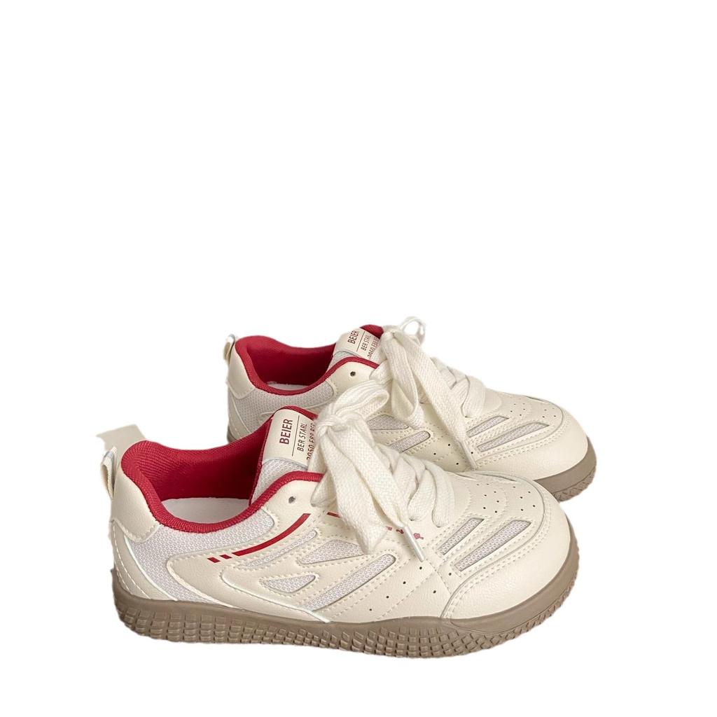 2025 new student summer muffin bottom fashion European station breathable little white shoes women's versatile mesh thin board shoes