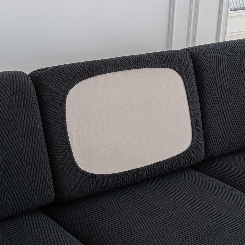 1pc Jacquard Sofa Seat Cover Elastic Thicken Sofa Couch Cover for Sofa Covers Protector Anti-dust Removable Sofa Cushion Cover