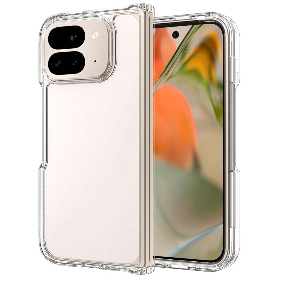 For Google Pixel 10 Pro Fold Case Anti-Scratch TPU+Acrylic Clear Back Phone Cover