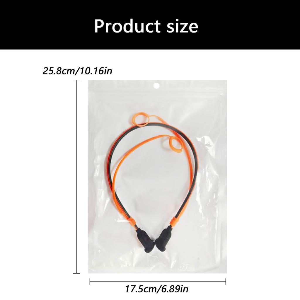 Multipurpose Silicone Earbuds Holder Cord Tether Leash Secure Grip Sports Travel Lightweight Portable Easy Clean Design