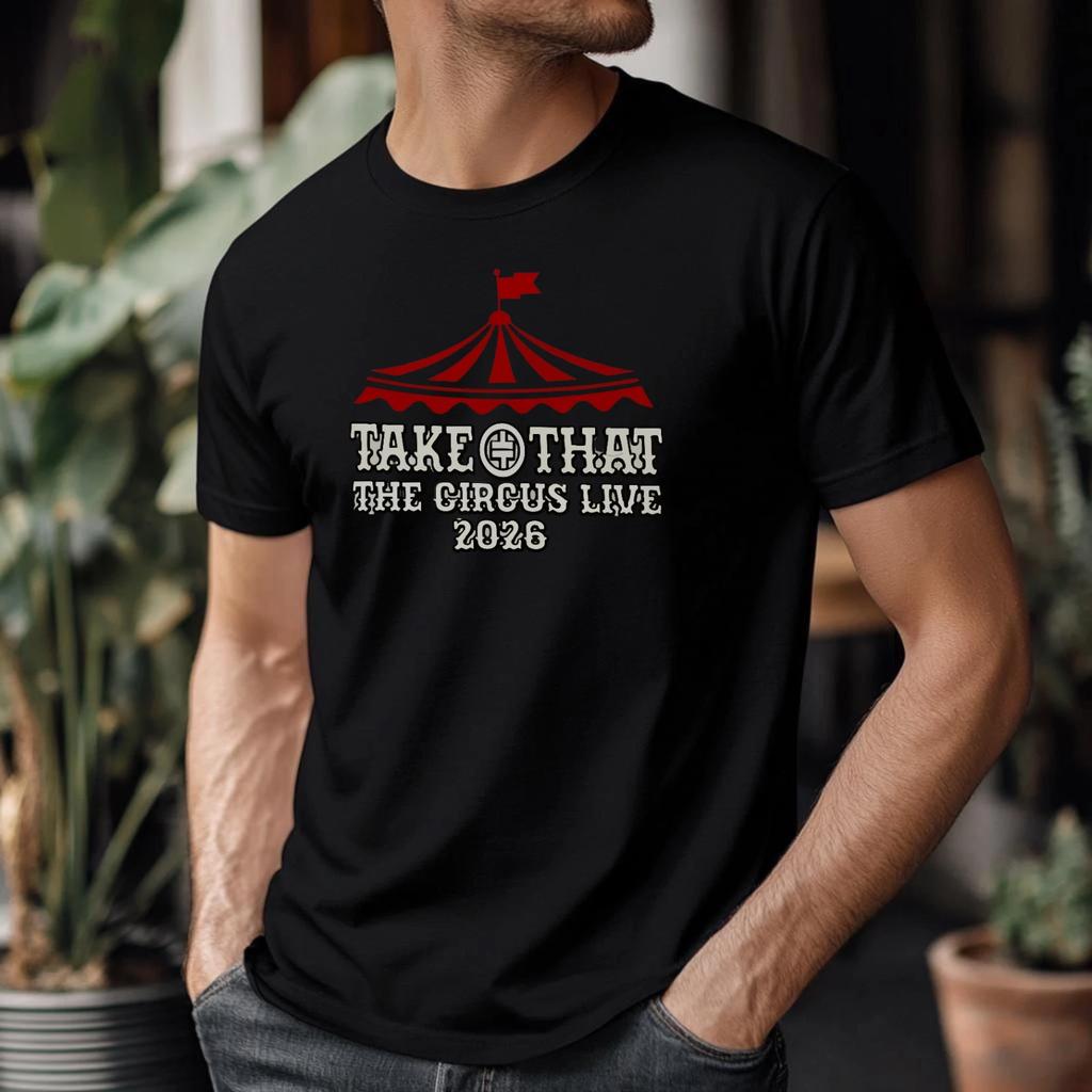 Circus Theme Live Music Fan T-shirt Cocert Style Unisex Cotton Graphic T-Top