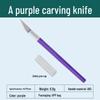 Precision Art Knife for Students - Ideal for Paper Cutting, Stamp Carving & Crafting