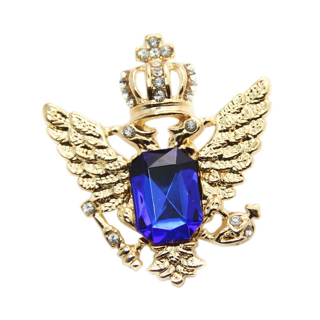Eagle Pattern Collar Brooch Pin for Men