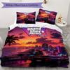 Grand Theft Auto Pattern Bedding Uilt Set Uilt Cover Pillowcase Home Decoration Birthday Gift (1 * Duvet Cover + 2 * Pillowcase Without Core)