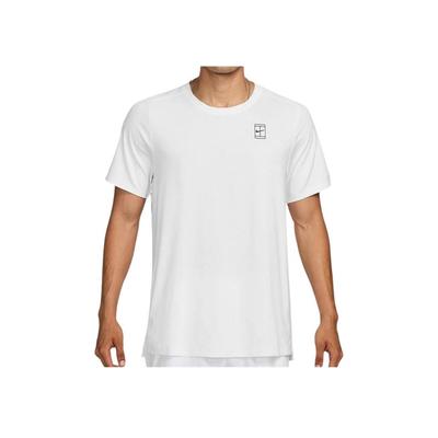 Short Sleeve Logo Round Neck T-Shirt Men Tops White FZ6911-100