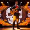 Da De Muertos Skeleton Costume For Men With Printed Design For Halloween Parties