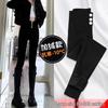 Schwarze High-Waist Basisunterhose für Damen - Große Größen, Verdickt, Elastisch, Perfekt für Frühling & Herbst, Ideal mit Stiefeln.