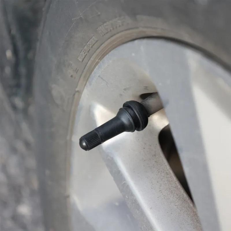 10/25pcs TR413 Automobile Tire Air Nozzle Snap In Type Rubber Valve Tool Set Tubeless Tyre Valves Stems Durable Car Accessories