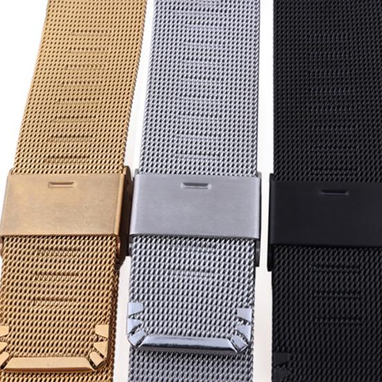 Cinturino Per Orologio In Maglia Milanese - Acciaio Inossidabile, Sgancio Rapido, Per Uomo E Donna - Foto 14