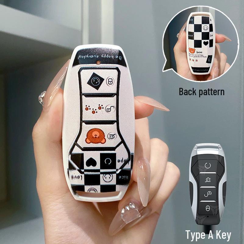 

BYD Key Case: Compatible with Han, Qin Plus DMi, Song Pro, Tang, Yuan Pro, Destroyer, Seagull, Dolphin Models