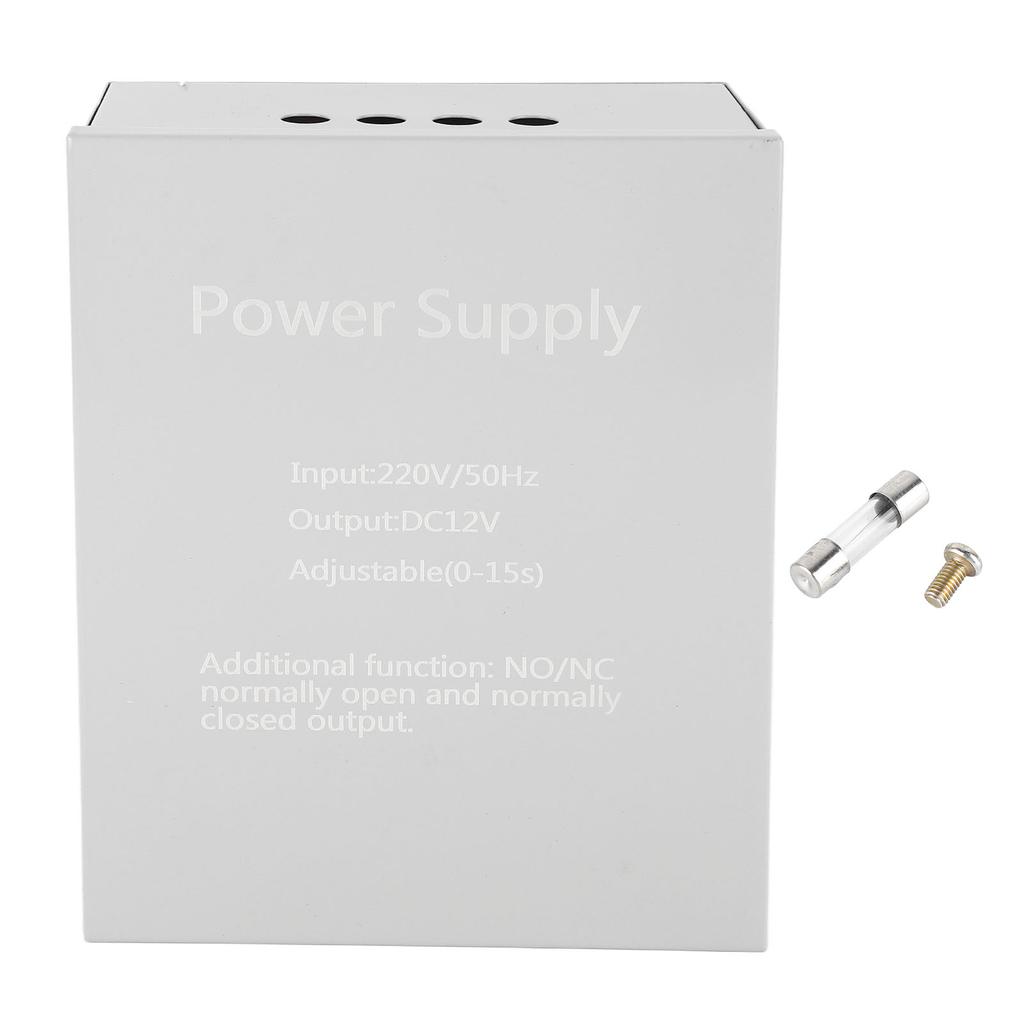 Access Control Power Controller 12V 3A 220V Metal Door Access Power Supply Box for Building Intercom