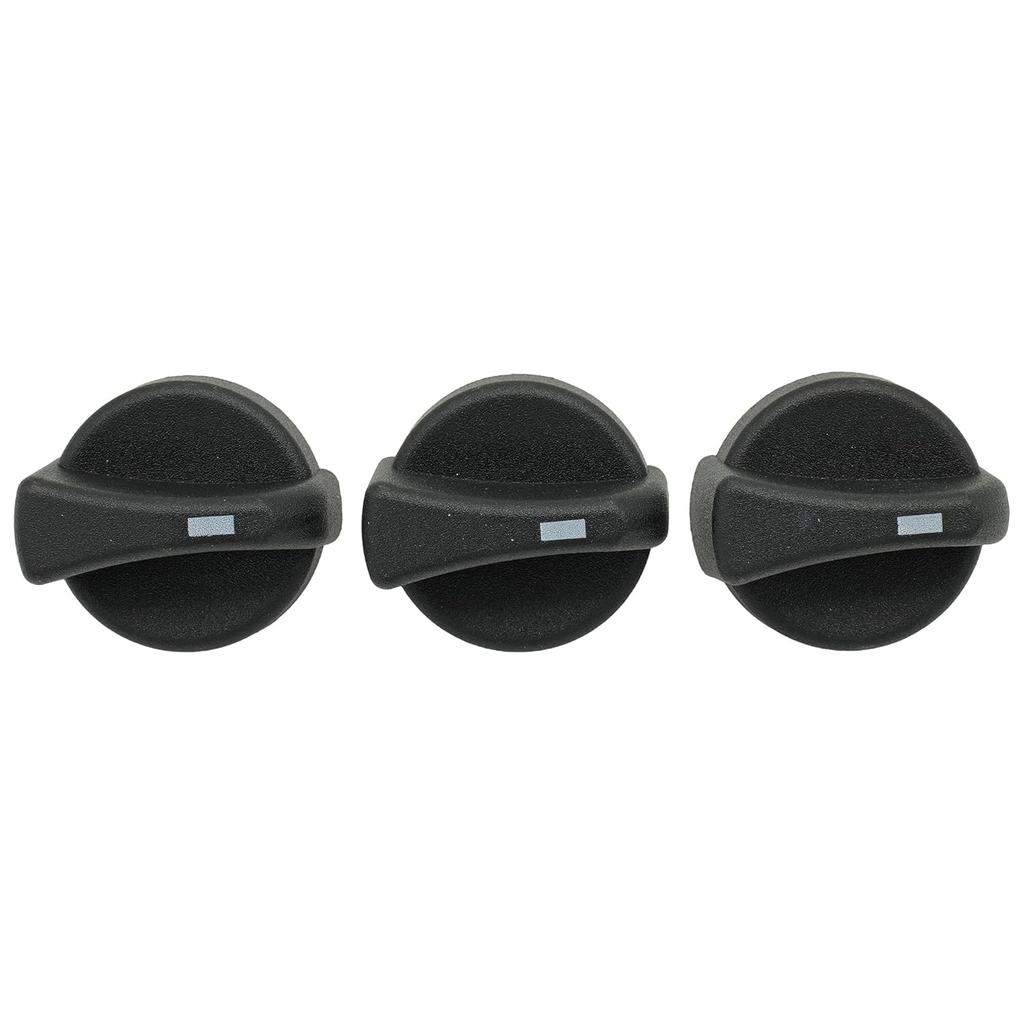 702-5401 A/C Heater Control HVAC Knob Compatible with Peterbilt 330 335 357 367 375 379 384 386 387, Replaces 121-0001-000 1210001000 3 Pack- Blower