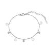 EFFIE QUEEN Stainless Steel 18K Gold Plated Stackable for Women Fashion Star Eye Flower Heart Chain Bracelet Waterproof Jewelry