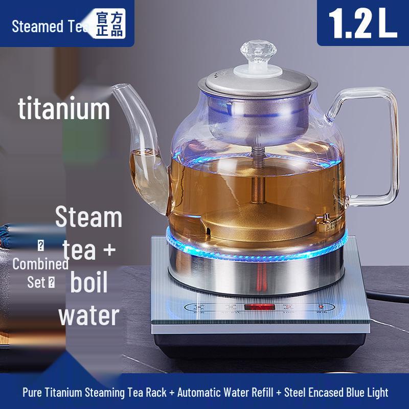 Automatic Titanium Kettle Tea Set with Electric Pump and Stove