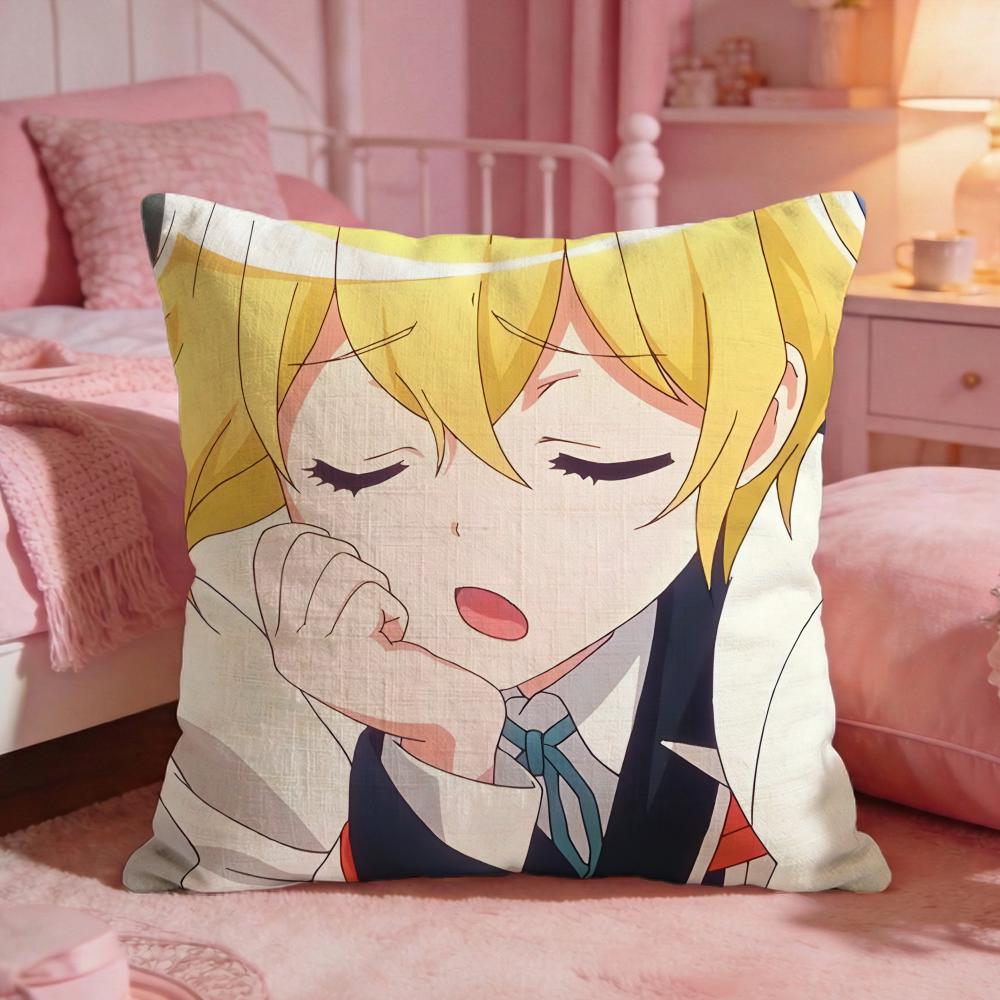 Plastic Memories Anime Cushion Cover Premium Comfort Reversible Pillow Cove Two In One Design For Any Room  Car Interior