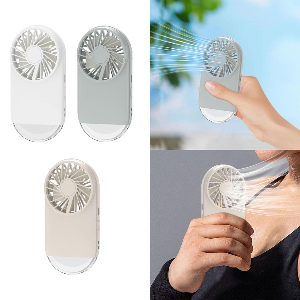 Desk Fan Rechargeable Quiet Compact Air Cooling Fan Personal Fan Portable Mini Handheld Fan for Car Travel Home Hiking Outdoor